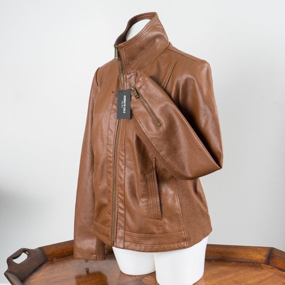 NWT 🌟Host Pick 🌟 Kenneth Cole moto jacket - large - Picture 8 of 12